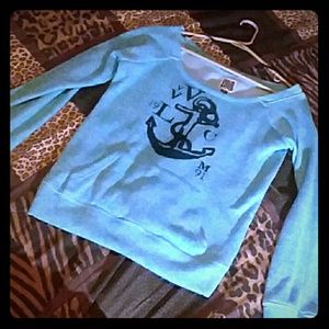 Volcom off the shoulder sweatshirt